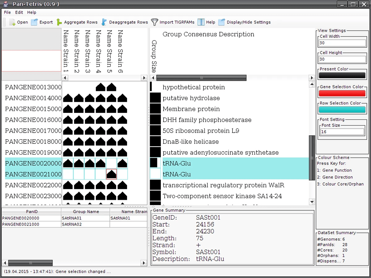 screenshot of Pan-Tetris