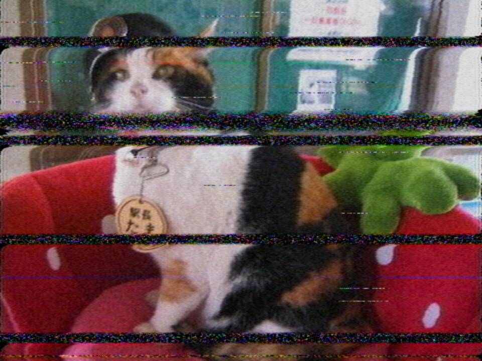 Noise bars sweeping a cued tape